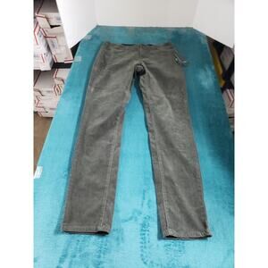 In The Now Jeans Size 8 Womens Green Pants Stretch Elastic Waist Straight NWT